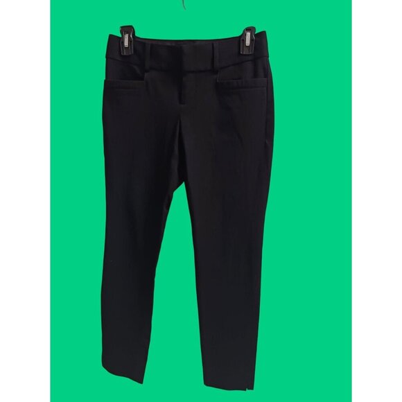 Banana Republic Jackson Fit Black Dress Pants 00Petite - Picture 1 of 9